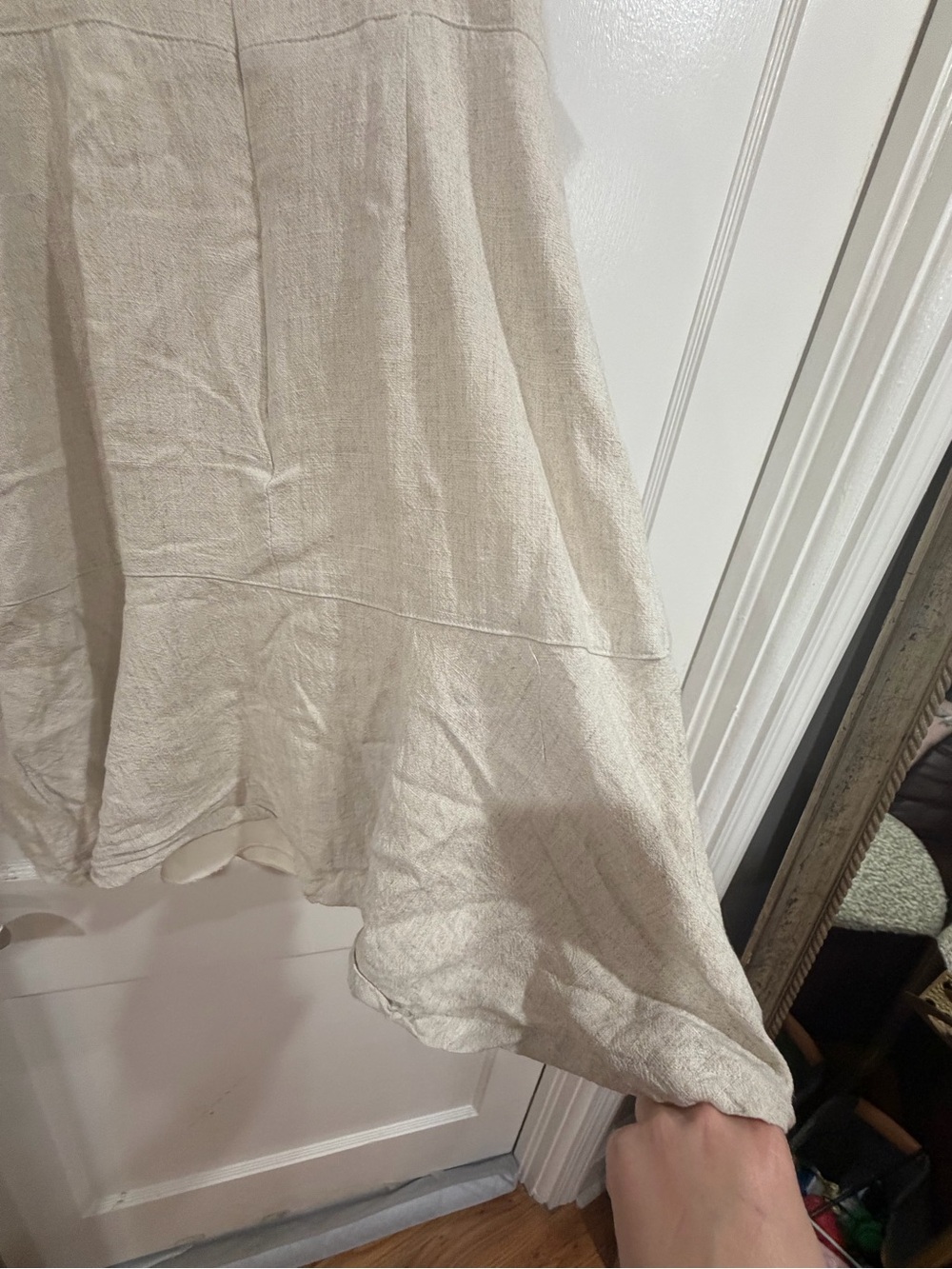 Gianni Bini Cream Zip-Back dress - Picture 8 of 9
